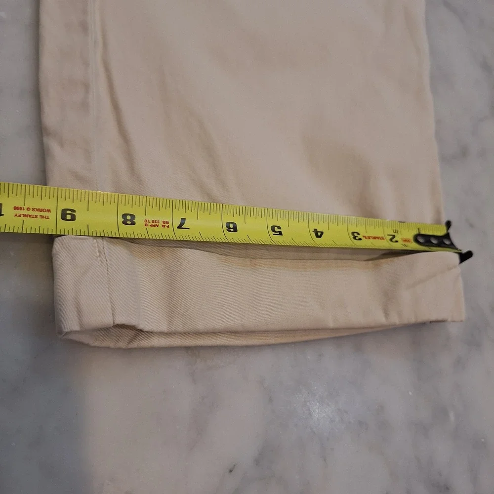 Vtg 90s Polo Ralph Lauren Hammond Pant Mens 42x30 (40x28) Khaki Pleated Cuffed